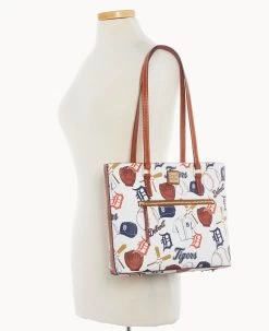 MLB Tigers Shopper TIGERS -Online Sale Dooney & Bourke B1924G QUMWPATNTGRS ALT4