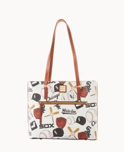 MLB White Sox Shopper WHITE SOX -Online Sale Dooney & Bourke B1924G QUMWPATNWHSX 1