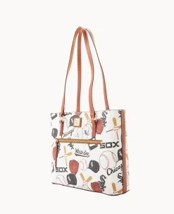 MLB White Sox Shopper WHITE SOX -Online Sale Dooney & Bourke B1924G QUMWPATNWHSX ALT1 1