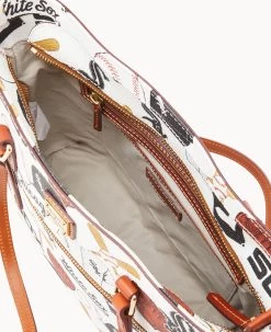 MLB White Sox Shopper WHITE SOX -Online Sale Dooney & Bourke B1924G QUMWPATNWHSX ALT2