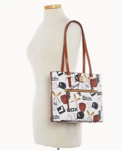 MLB White Sox Shopper WHITE SOX -Online Sale Dooney & Bourke B1924G QUMWPATNWHSX ALT4