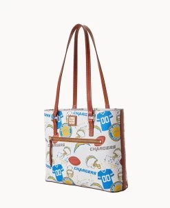 NFL Chargers Shopper CHARGERS -Online Sale Dooney & Bourke B1924G QWMWPATNCHGR ALT1 1