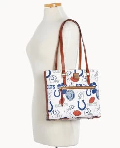 NFL Colts Shopper COLTS -Online Sale Dooney & Bourke B1924G QWMWPATNCOLT ALT4 1