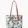 NFL Jets Shopper JETS -Online Sale Dooney & Bourke B1924G QWMWPATNJETS