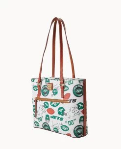 NFL Jets Shopper JETS -Online Sale Dooney & Bourke B1924G QWMWPATNJETS ALT1 1