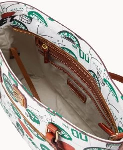 NFL Jets Shopper JETS -Online Sale Dooney & Bourke B1924G QWMWPATNJETS ALT2