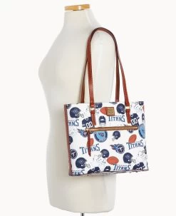 NFL Titans Shopper TITANS -Online Sale Dooney & Bourke B1924G QWMWPATNTTNS ALT4