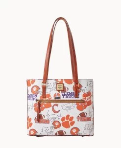 Collegiate Clemson University Shopper CLEMSON -Online Sale Dooney & Bourke B1924G QXMWPATNCLM0 1
