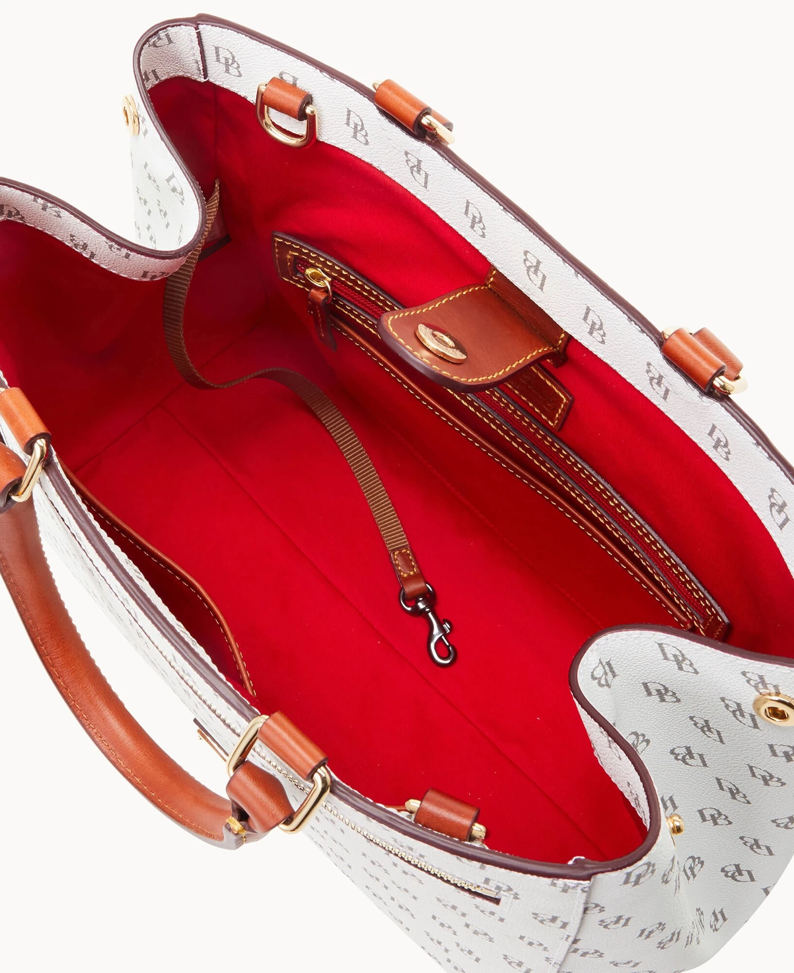 Gretta Zip Satchel Bone 12 Gretta Zip Satchel Bone - Image 10