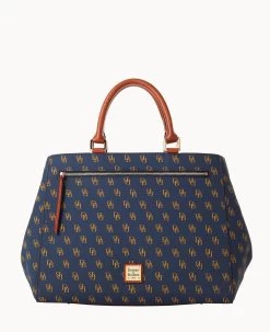 Gretta Zip Satchel Bone 39 Gretta Zip Satchel Bone -Online Sale Dooney & Bourke B1930G NGNVPATN