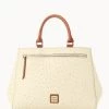 Ostrich Zip Satchel Bone -Online Sale Dooney & Bourke B1930G OTBOPAKR