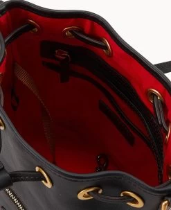 Florentine Drawstring Crossbody Black Black -Online Sale Dooney & Bourke B1931D SCBLSCBL ALT2 1