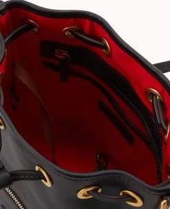 Florentine Drawstring Crossbody Black Black -Online Sale Dooney & Bourke B1931D SCBLSCBL ALT2