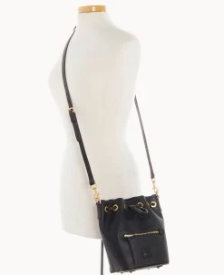 Florentine Drawstring Crossbody Black Black -Online Sale Dooney & Bourke B1931D SCBLSCBL ALT4