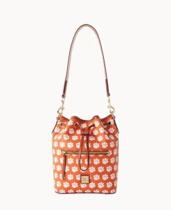 Collegiate Clemson University Drawstring CLEMSON -Online Sale Dooney & Bourke B1935G AAORPATNCLM0 1