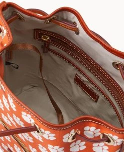 Collegiate Clemson University Drawstring CLEMSON -Online Sale Dooney & Bourke B1935G AAORPATNCLM0 ALT2