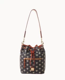 NFL Saints Drawstring Saints -Online Sale Dooney & Bourke B1935G N4BLPATNSNTS 1