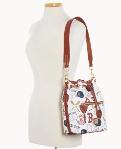 MLB Red Sox Drawstring RED SOX -Online Sale Dooney & Bourke B1935G QUMWPATNRDSX ALT4 1