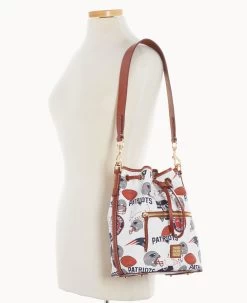 NFL Patriots Drawstring PATRIOTS 14 NFL Patriots Drawstring PATRIOTS -Online Sale Dooney & Bourke B1935G QWMWPATNPATR ALT4