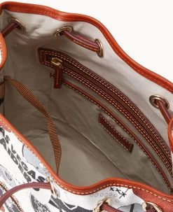 NFL Raiders Drawstring RAIDERS -Online Sale Dooney & Bourke B1935G QWMWPATNRAID ALT2 1