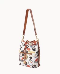 NFL Steelers Drawstring STEELERS -Online Sale Dooney & Bourke B1935G QWMWPATNSTLR ALT1 1