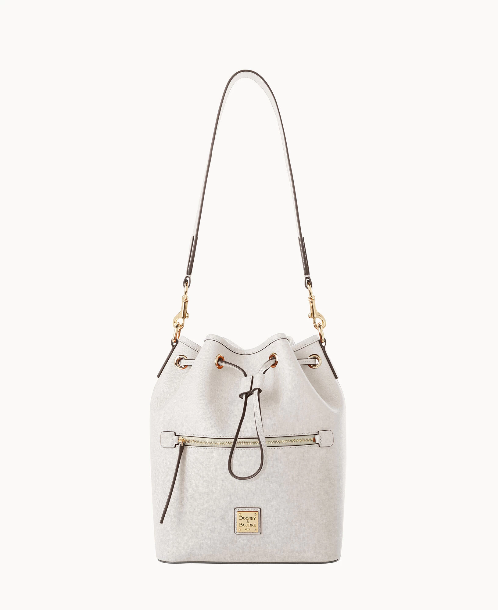 Saffiano Drawstring Off White 17 Saffiano Drawstring Off White - Image 15