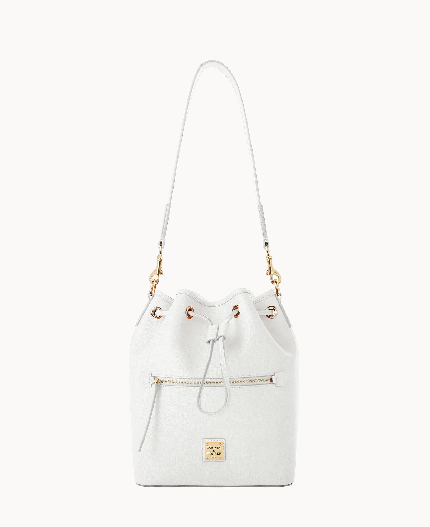 Saffiano Drawstring Off White 8 Saffiano Drawstring Off White - Image 6