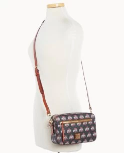 Collegiate Ohio State University Camera Zip Crossbody OHIO STATE -Online Sale Dooney & Bourke B1936G AABLPATNOHST ALT4 1