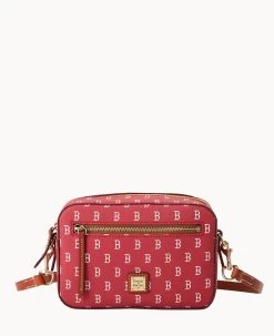 MLB Red Sox Camera Zip Crossbody RED SOX -Online Sale Dooney & Bourke B1936G MJRDPATNRDSX 1