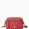 MLB Red Sox Camera Zip Crossbody RED SOX -Online Sale Dooney & Bourke B1936G MJRDPATNRDSX