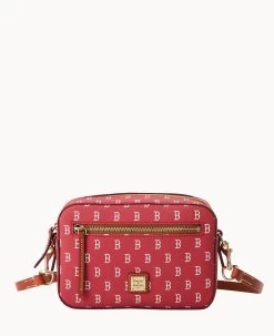 MLB Red Sox Camera Zip Crossbody RED SOX -Online Sale Dooney & Bourke B1936G MJRDPATNRDSX 2