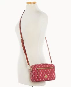 MLB Red Sox Camera Zip Crossbody RED SOX -Online Sale Dooney & Bourke B1936G MJRDPATNRDSX ALT4