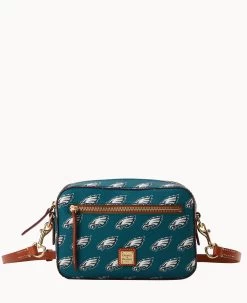 NFL Eagles Camera Zip Crossbody Eagles 19 NFL Eagles Camera Zip Crossbody Eagles -Online Sale Dooney & Bourke B1936G NJGRPATNEAGL 2