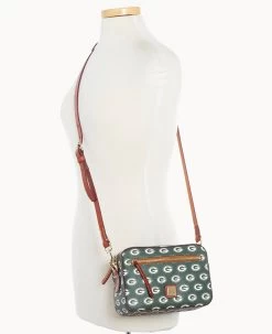NFL Packers Camera Zip Crossbody PACKERS -Online Sale Dooney & Bourke B1936G NJGRPATNPCKR ALT4