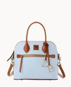 Pebble Grain Domed Satchel Slate -Online Sale Dooney & Bourke B1954G 9P3FPAKR