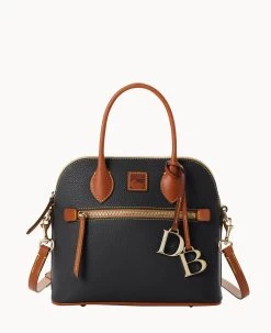 Pebble Grain Domed Satchel Slate -Online Sale Dooney & Bourke B1954G 9PBLPAKR