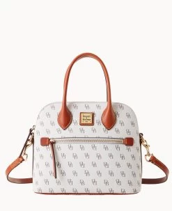 Gretta Domed Satchel Bone -Online Sale Dooney & Bourke B1954G NGBOPATN 1