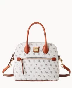 Gretta Domed Satchel Bone -Online Sale Dooney & Bourke B1954G NGBOPATN 2