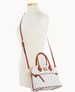 Gretta Domed Satchel Bone -Online Sale Dooney & Bourke B1954G NGBOPATN ALT4