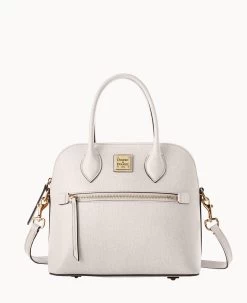 Saffiano Domed Satchel Black 33 Saffiano Domed Satchel Black -Online Sale Dooney & Bourke B1954G SIECSIEC