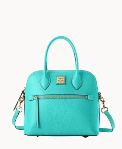 Saffiano Domed Satchel Black 37 Saffiano Domed Satchel Black -Online Sale Dooney & Bourke B1954G SIMISIMI