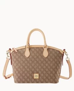 Maritime Domed Satchel Brown -Online Sale Dooney & Bourke B1954G XEBNSVNA 2