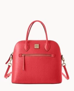 Saffiano Large Domed Satchel Amber 41 Saffiano Large Domed Satchel Amber -Online Sale Dooney & Bourke B1955G SITOSITO