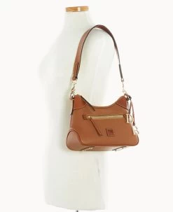 Pebble Grain Small Hobo Caramel -Online Sale Dooney & Bourke B1956G 9PCAPAKR ALT4 1