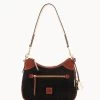 Suede Small Hobo Black -Online Sale Dooney & Bourke B1956G SUBLPATN0002