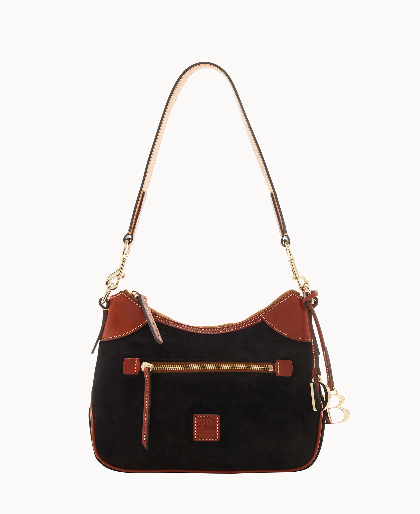 Suede Small Hobo Black 12 Suede Small Hobo Black - Image 10
