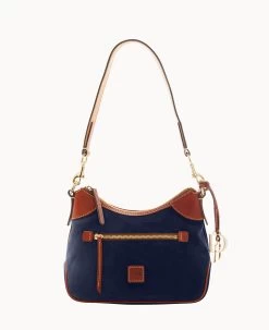 Suede Small Hobo Black 27 Suede Small Hobo Black -Online Sale Dooney & Bourke B1956G SUNVPATN0002
