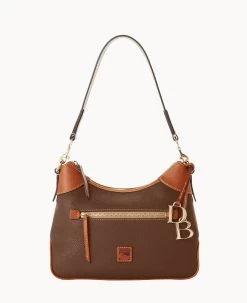 Pebble Grain Hobo Wine 33 Pebble Grain Hobo Wine -Online Sale Dooney & Bourke B1957G 9PBFPAKR