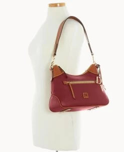 Pebble Grain Hobo Wine 26 Pebble Grain Hobo Wine -Online Sale Dooney & Bourke B1957G 9PWNPAKR ALT4