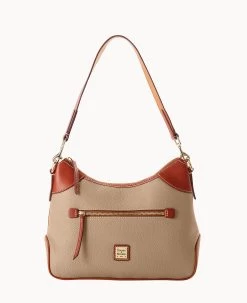 Pebble Grain Hobo Brown Tmoro -Online Sale Dooney & Bourke B1957G AWTPPATNLING